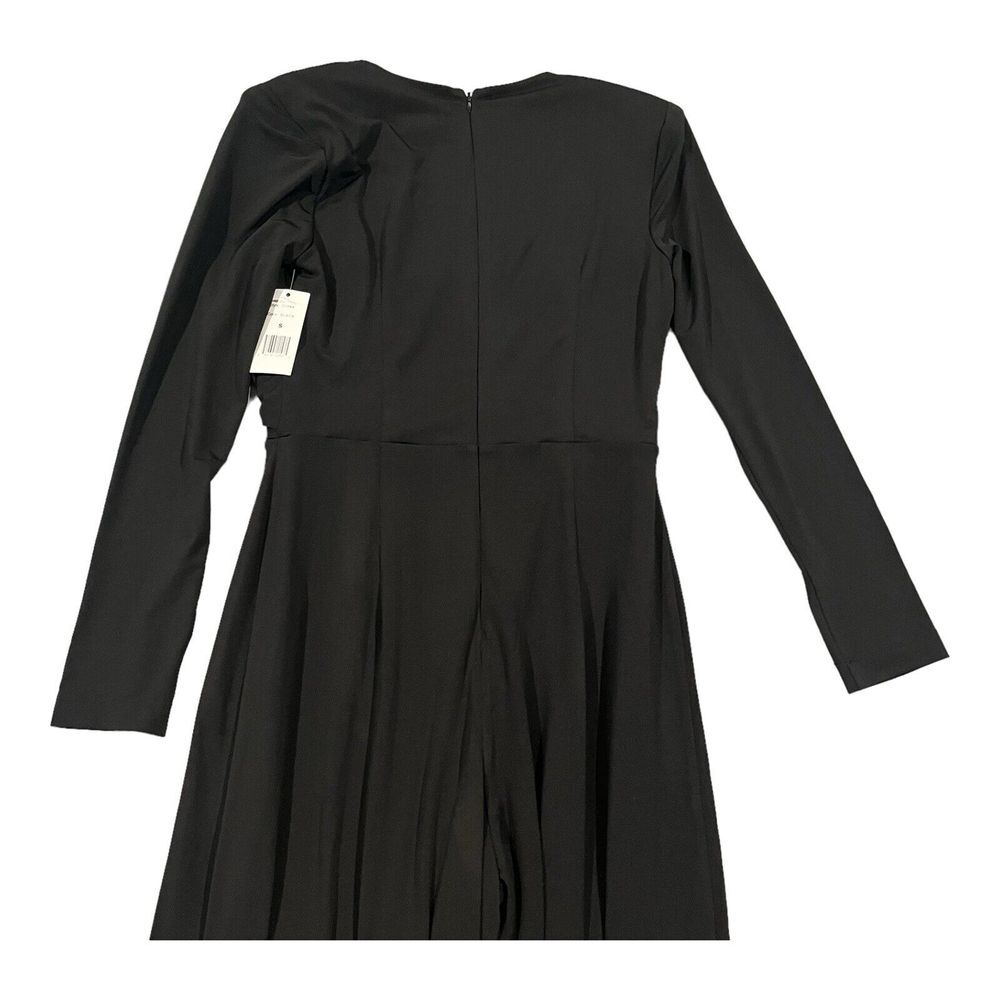Alexia Admor Women's MILAN JUMPSUIT wide long leg long‎ sleeve Size Small NWT - Picture 12 of 16
